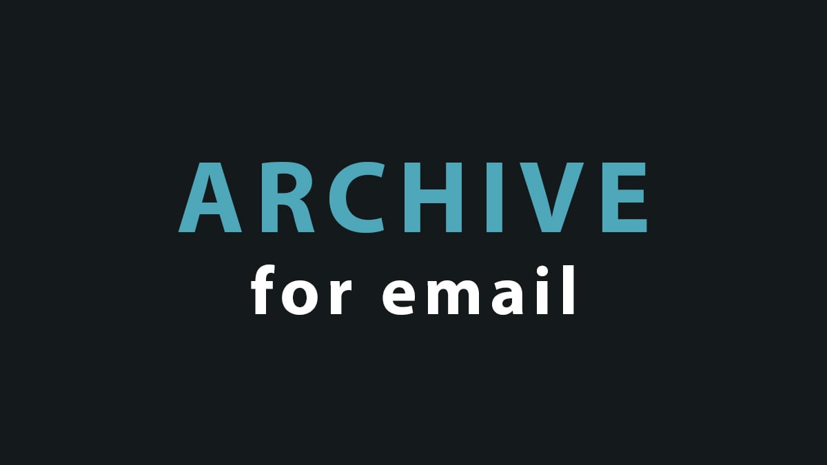 Archive for email