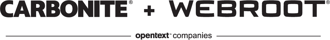 Carbonite Webroot Logo