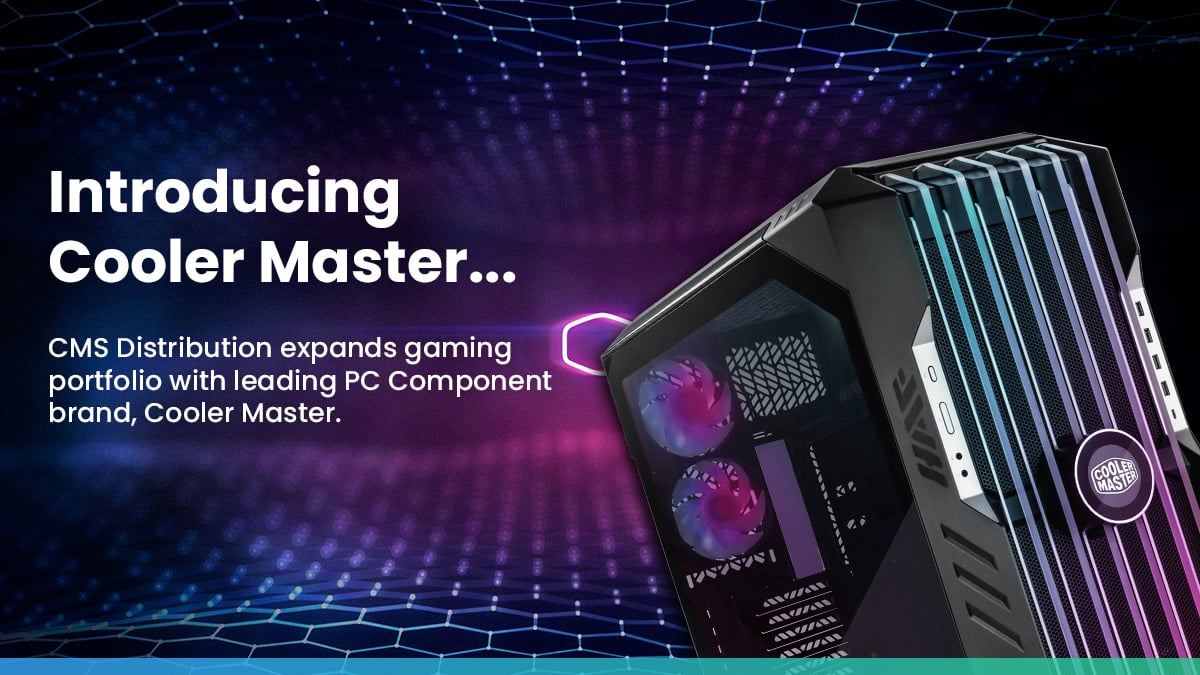 CMS Distribution expands Gaming portfolio with leading PC Components brand, Cooler Master.
