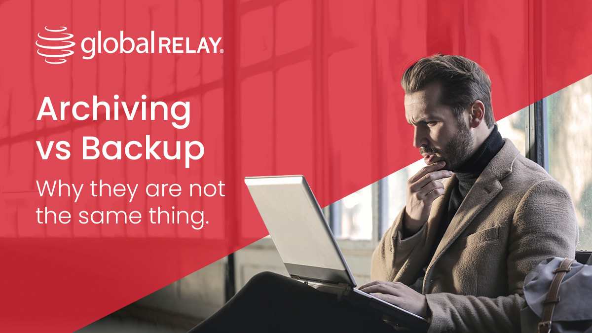 Archiving vs Backup