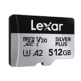 Image-Lexar-Silver Plus MicroSDXC