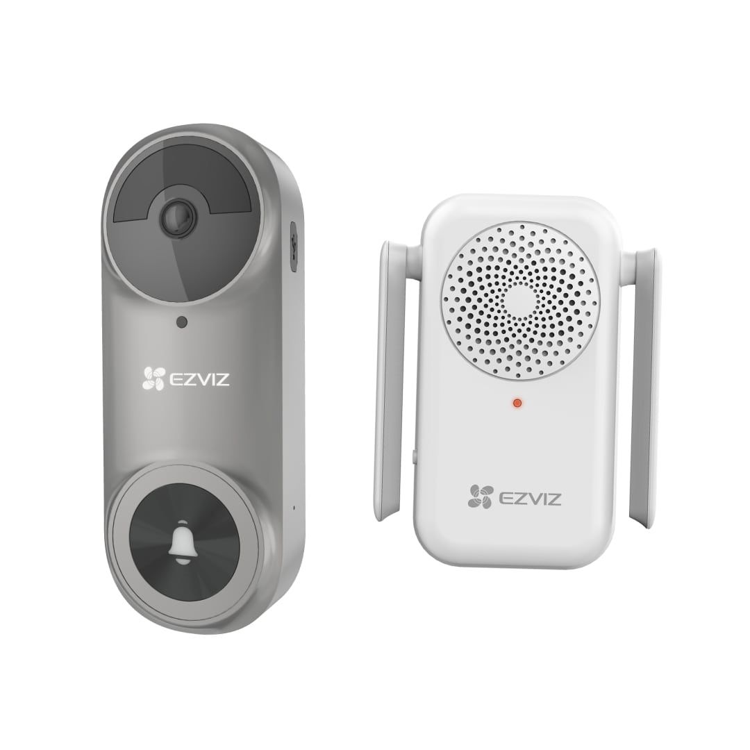 Product-EZViz-DB2 3MP Battery Video Doorbell Grey