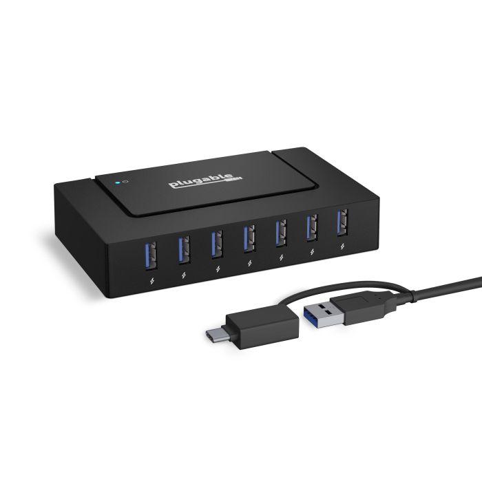 Product-Plugable 7-in-1 USB Charging Hub