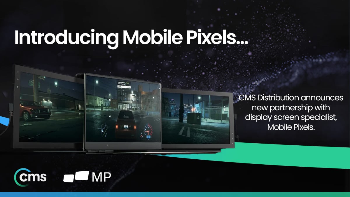 Award-winning Mobile Pixels announces UK & IE Partnership with CMS Distribution