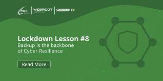 backup is the back bone of cyber resilience