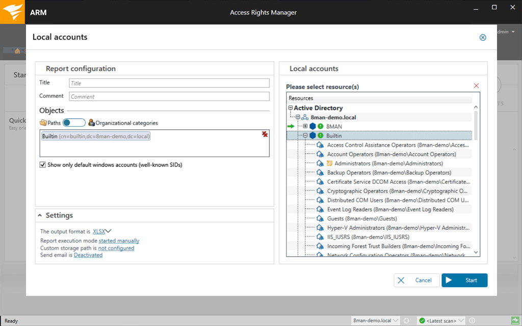 Solarwinds access rights manager
